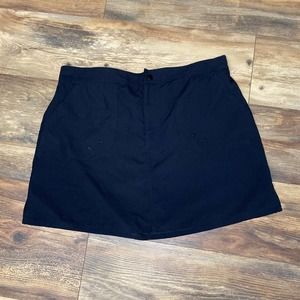 Maxine Of Hollywood Swim Skirt Black Swimwear Size 14